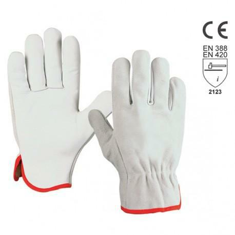 COW GRAIN LEATHER BASIC GLOVES 9"