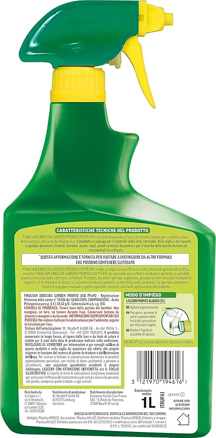 ROUNDUP RAPID HERBICIDE 1 LT