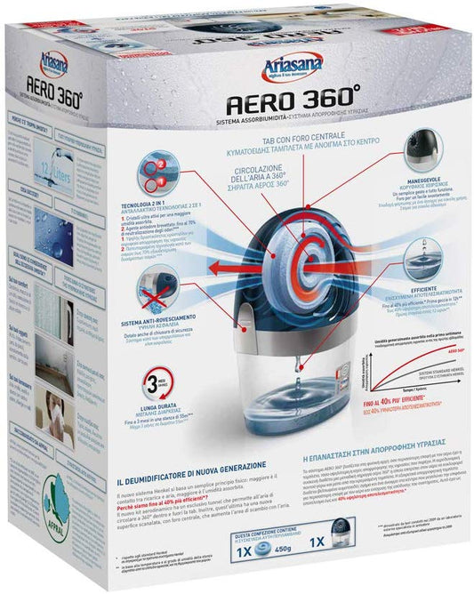 AERO 360° DEHUMIDIFIER 1+1 FREE REFILL