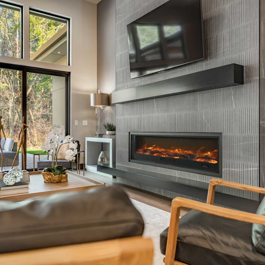 ELECTRIC BUILT-IN AND FREESTANDING FIREPLACE