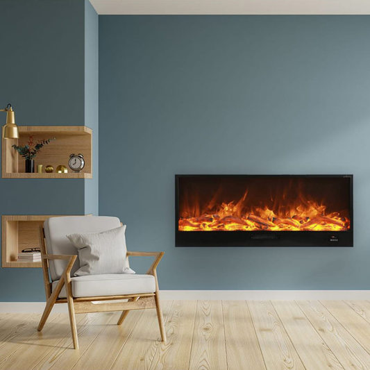 RECESSED AND FREESTANDING ELECTRIC FIREPLACE