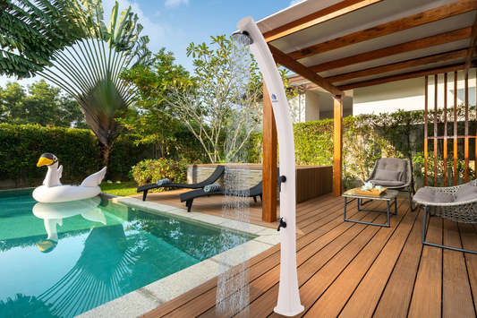 Doccia bianca per giardino Sined sole