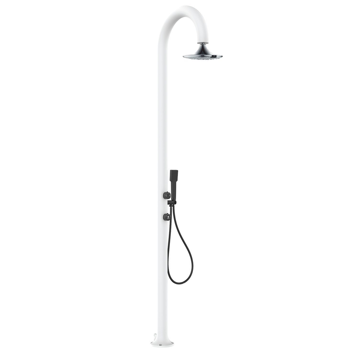 ALUMINUM SHOWER WITH SENSOR HEAD