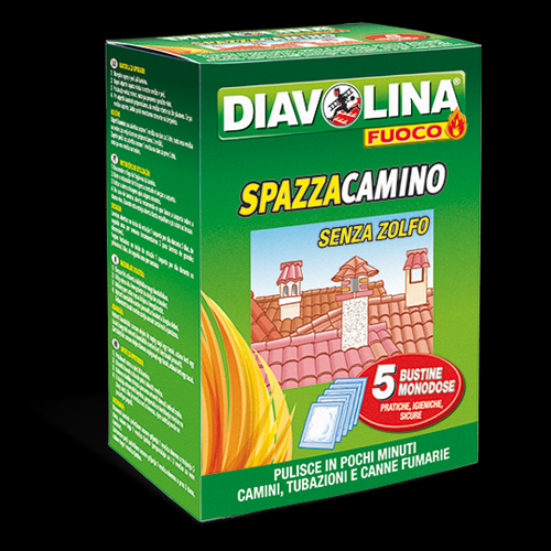 DIAVOLINA SPAZZACAMINO 5 BUSTINE 50 GR.