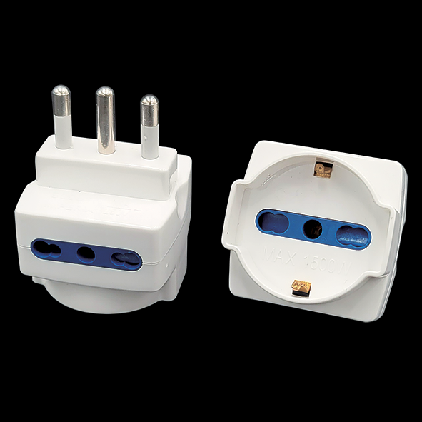 IMPERIA TRIPLE 16A WHITE 2 x P17/11+1 P40 BLISTER