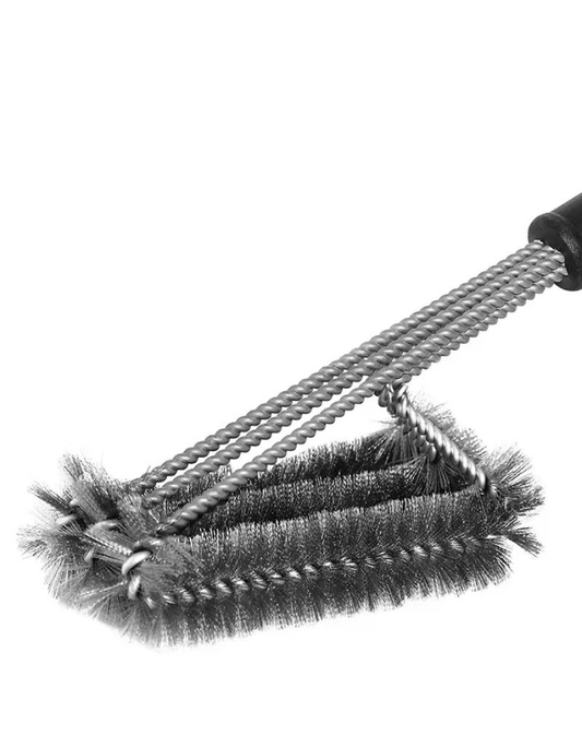 BBQ BRUSH WITH STAINLESSS STEEL BRISTLES