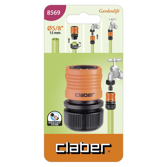 RACCORDO DA 5/8" BLISTER CLABER