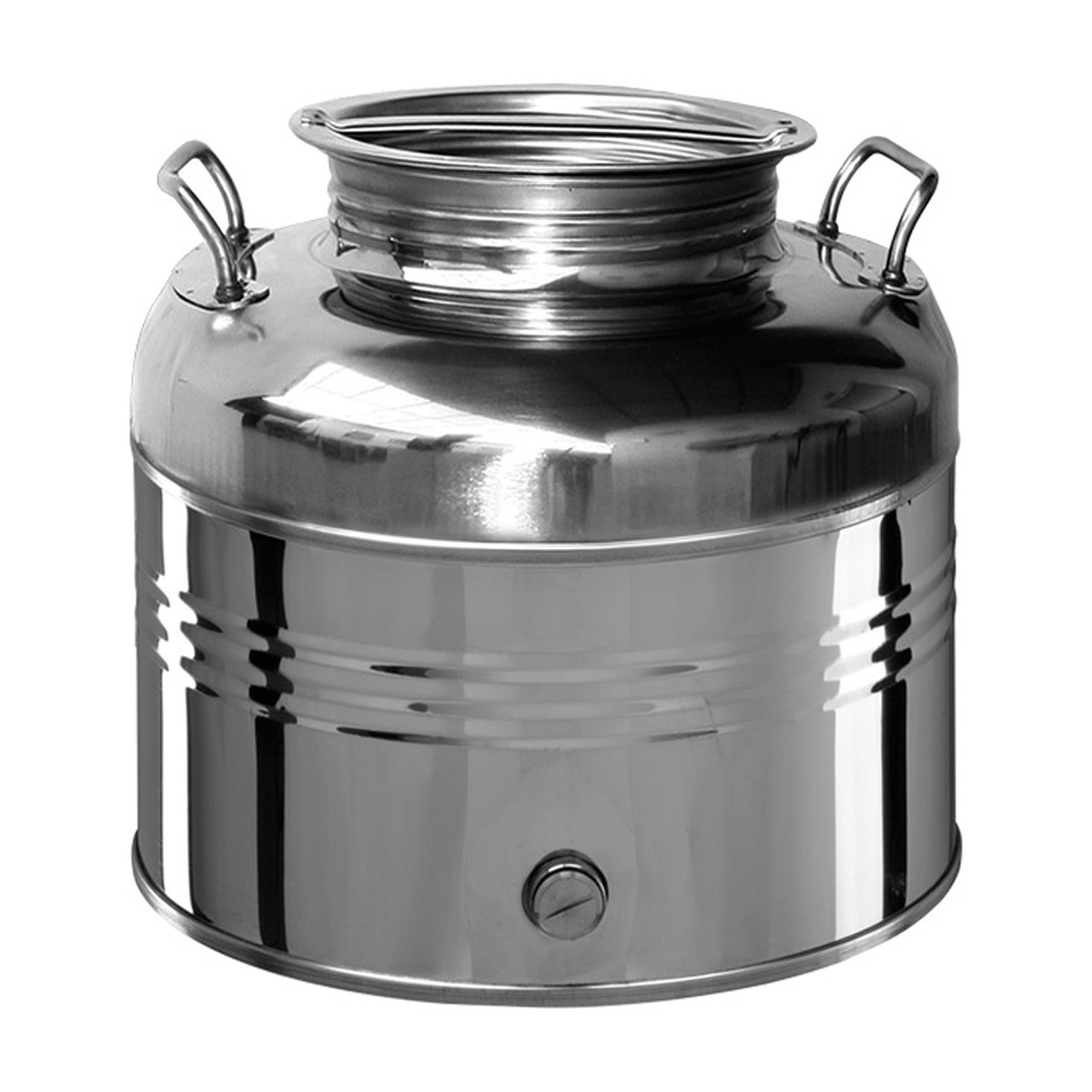 CONTENITORE PER OLIO ACCIAIO INOX OLIVARI LT.15