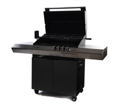 BARBECUE A GAS DOLCEVITA TURBO CLASSIC 4 CON PIANO COTTURA LATERALE