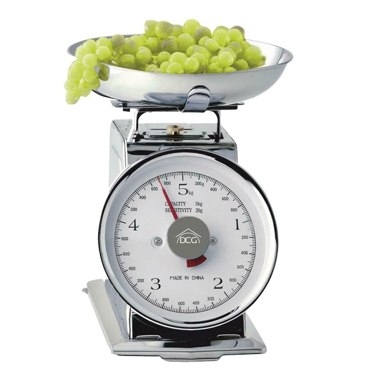 BILANCIA DA CUCINA 5KG IN ACCIAIO INOX DCG