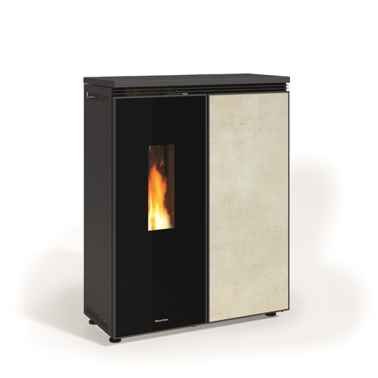 Floriana idro Crystal & gres Stufa a pellet La Nordica Extraflame