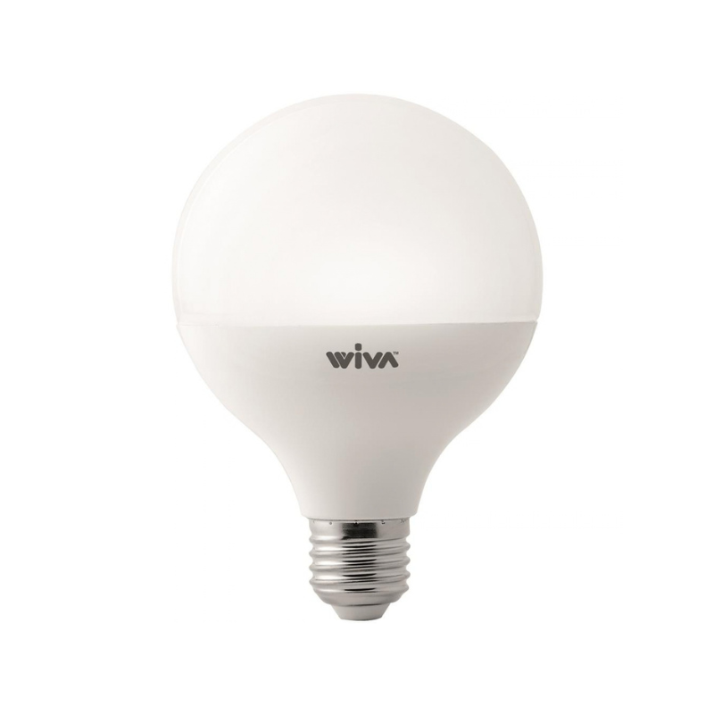 LAMPADA LED GLOBO LUCE CALDA 100W=15W WIVA