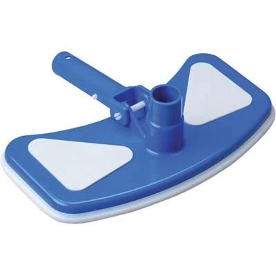 DOMUS Rectangular Pool Vacuum Brush, 28mm Fitting, 32/38mm Hose, 29x13 cm