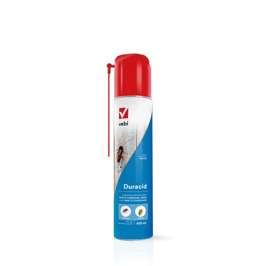 DURACID INSETTICIDA SCARAFAGGI FORMICHE CIMICI SPRAY 500 ML