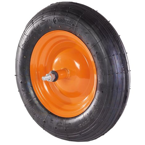 BRIXO PNEUMATIC WHEELS FOR WHEELBARROW 350X8 BOLT SPACING MM150