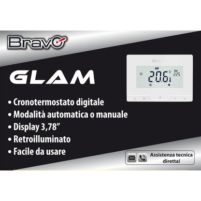DIGITAL CHRONOTHERMOSTAT GLAM BRAVO