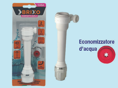 BRIXO TAP AERATOR DOUBLE BAND B/C P. HOSE