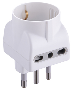 TRIPLE ADAPTER 16A-2P+E+1 2P.BIP.WHITE FIG.11