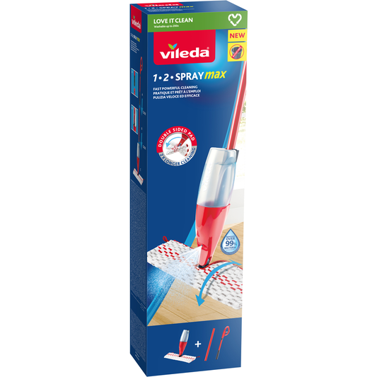 VILEDA SPRAY MAX MOP WITH MICROFIBRE CLOTH
