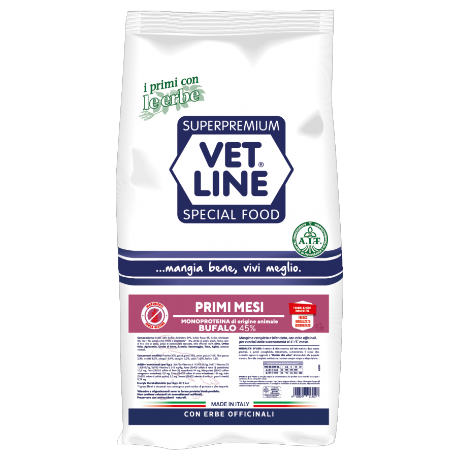 VET LINE PRIMI MESI MONOPROTEICO BUFALO 12