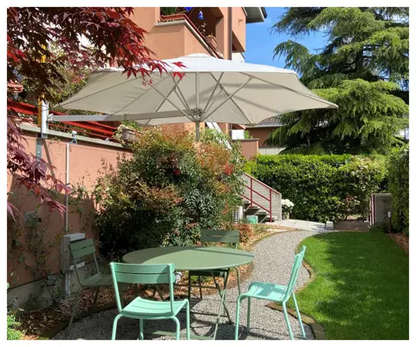 PARAFLEX ROUND UMBROSA UMBRELLA KIT D.220 TERRA + WALL BRACKET + COVER