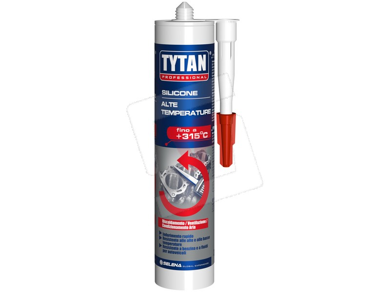 Tytan SILICONE ALTA TEMPERATURA  ml. 300 - Nero