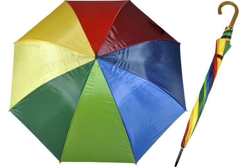 RAIN UMBRELLA 8-RIB RAINBOW