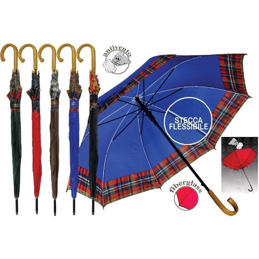 8-Rib Rain Umbrella
