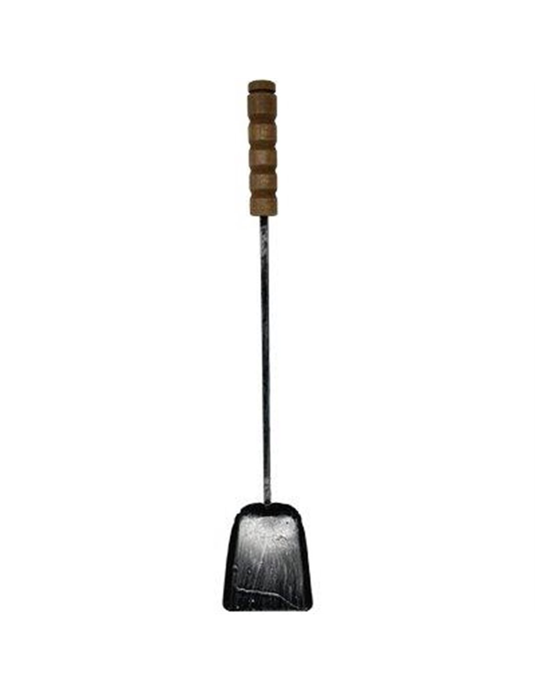LUXURY FIREPLACE SHOVEL WROUGHT IRON/WOOD 60 CM