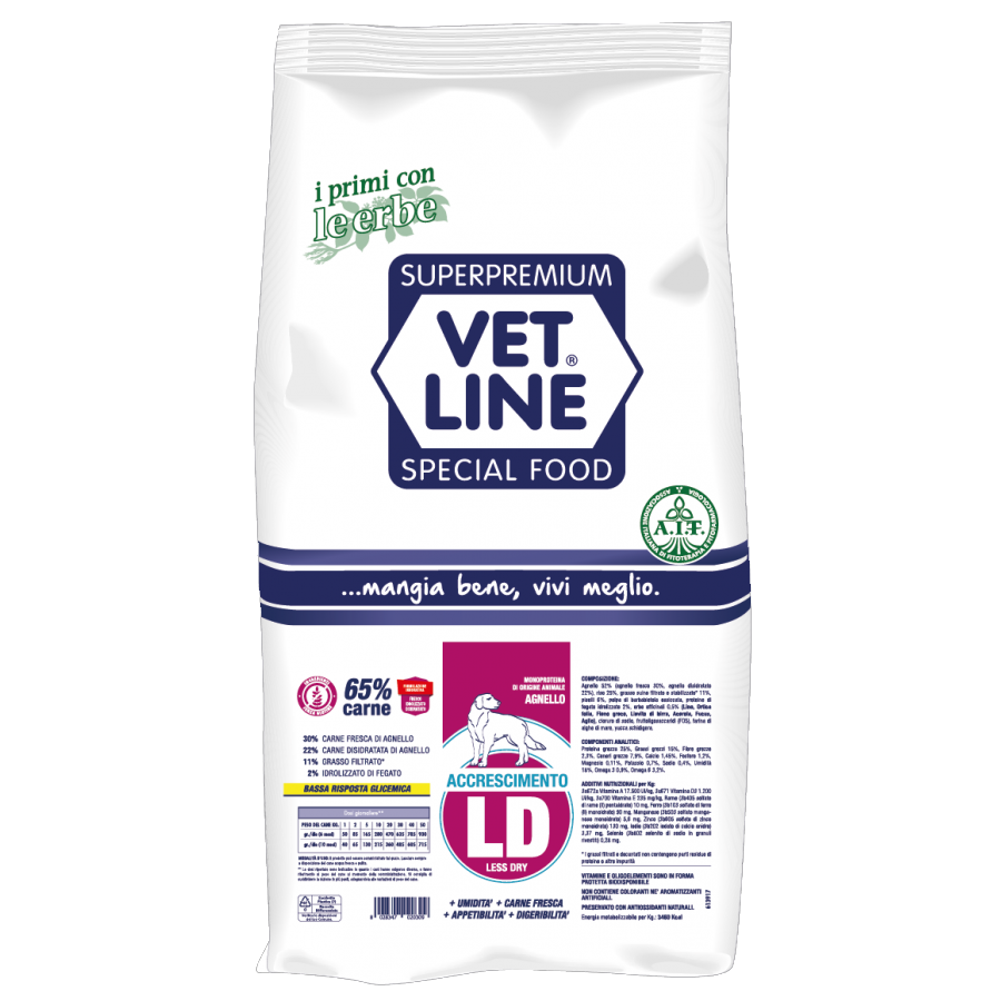 VET LINE ACCRESCIMENTO LD AGNELLO 3 KG
