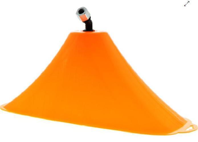 CAMPANA DISERBO CON RACCORDO CURVO IN OTTONE PER LANCIA GIALLO