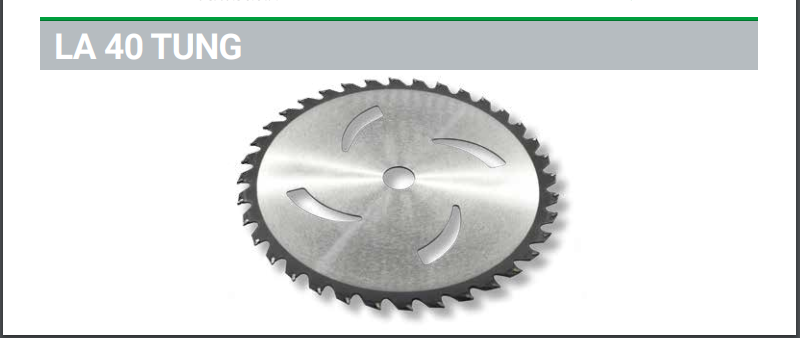 Disc With 40 Tungsten Teeth