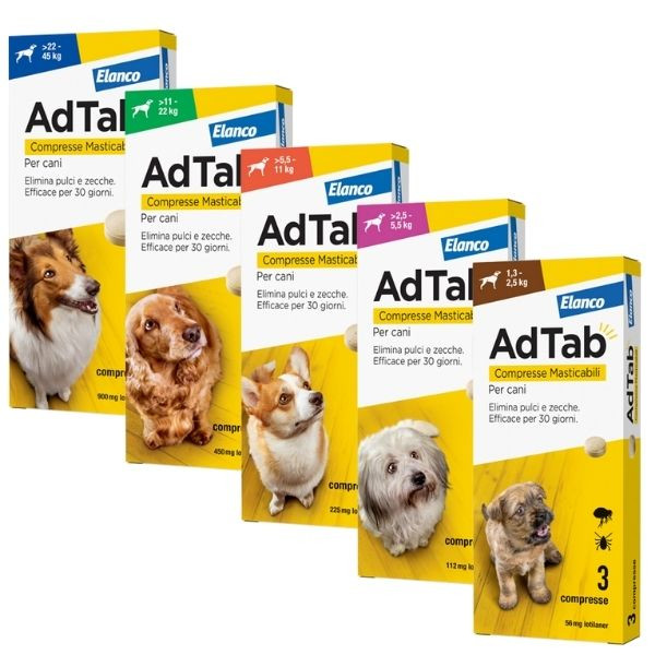 ADTAB DOG TABLETS PK3 X 5
