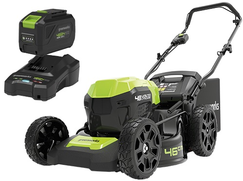 GREENWORKS 48V GD48LM46K4KIT LAWNMOWER (PUSH)