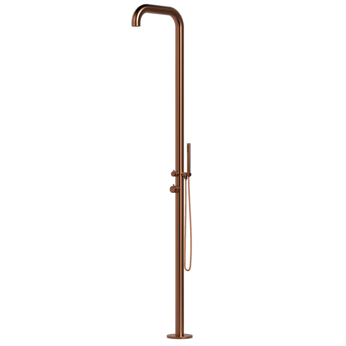 Doccia esterna inox oro rosa Sined