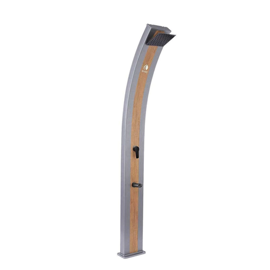 ELLA GREY ALUMINUM SOLAR SHOWER