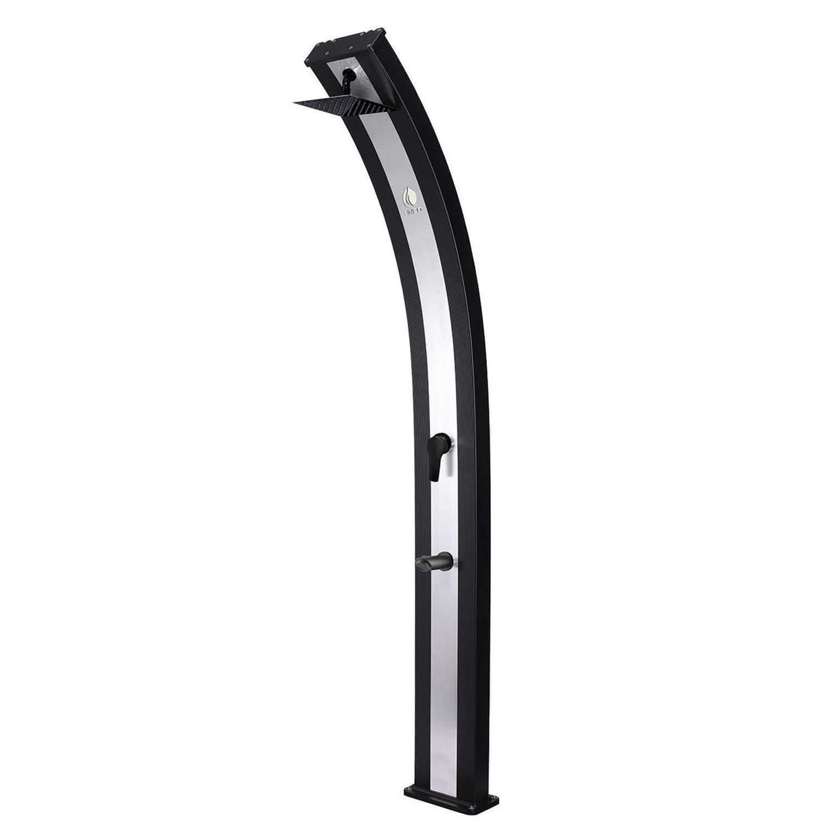 SINED ELLA BLACK ALUMINUM SOLAR SHOWER