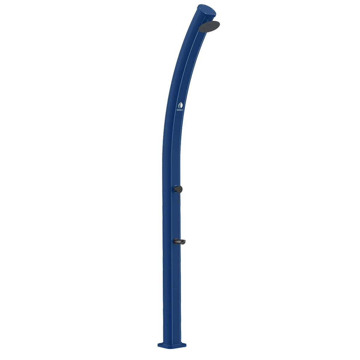 BLUE ALUMINUM SOLAR SHOWER