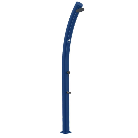 BLUE ALUMINUM SOLAR SHOWER