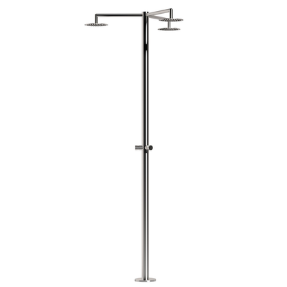 TRIPLE OUTLET OUTDOOR SHOWER STATION
