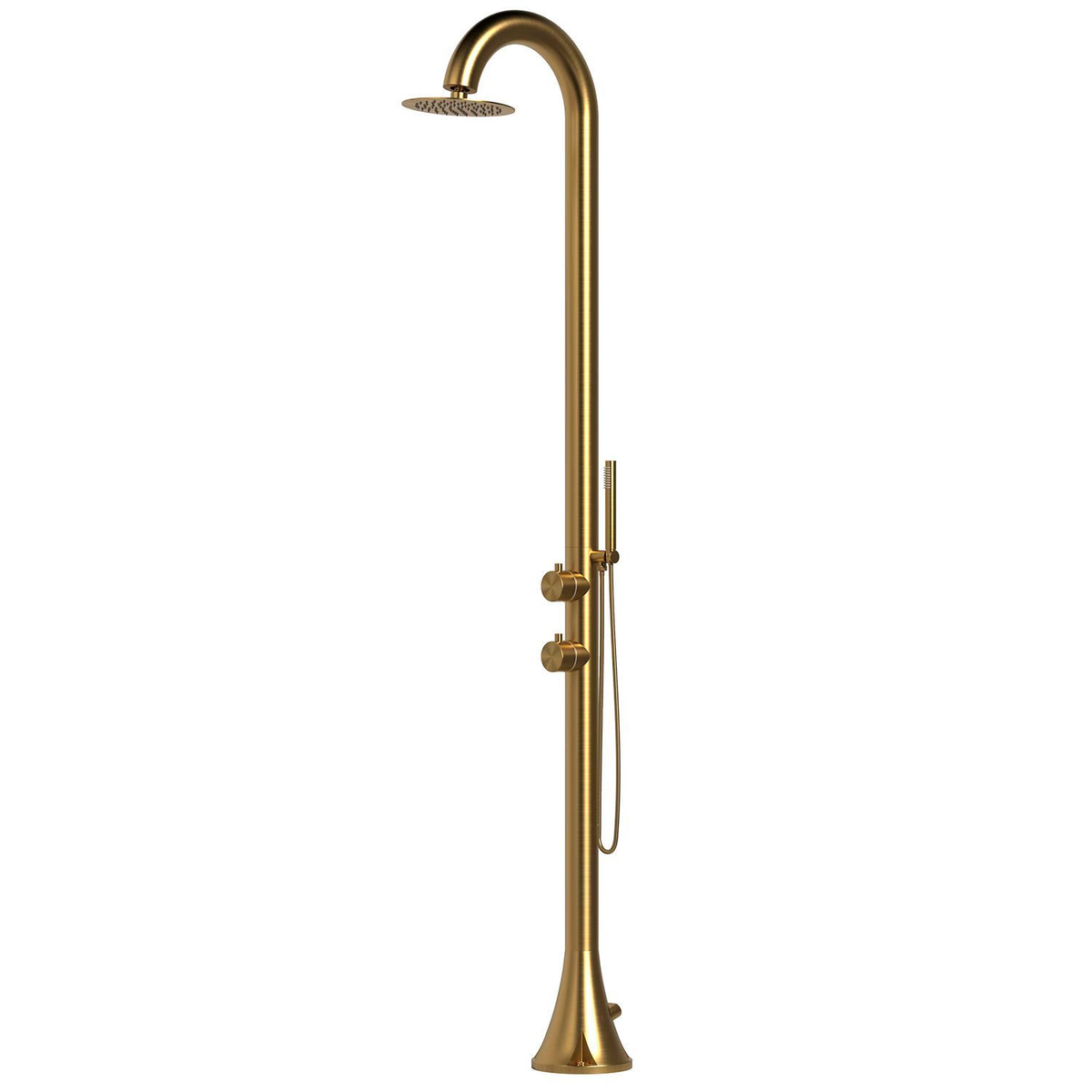 Doccia color oro in acciaio inox nautico
