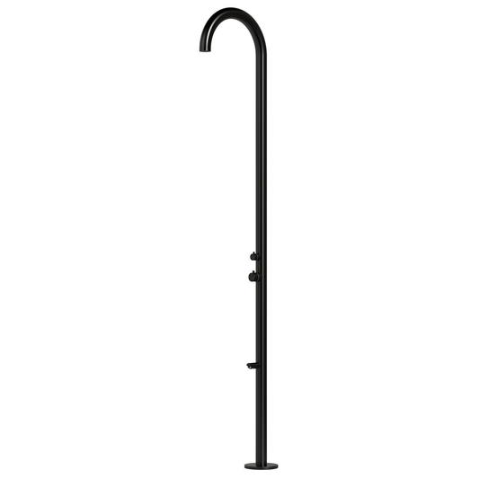 BLACK STAINLESS STEEL OUTDOOR SHOWER