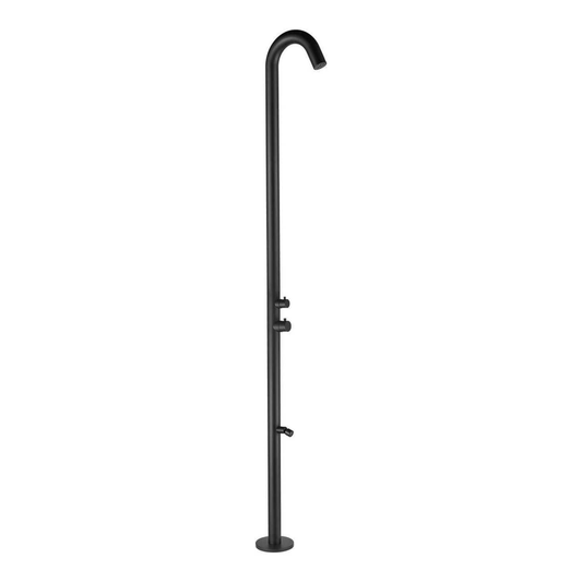 SINED CLASSIC BLACK OUTDOOR SHOWER