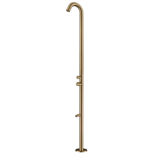 QUARTU BRUSHED GOLD SHOWER
