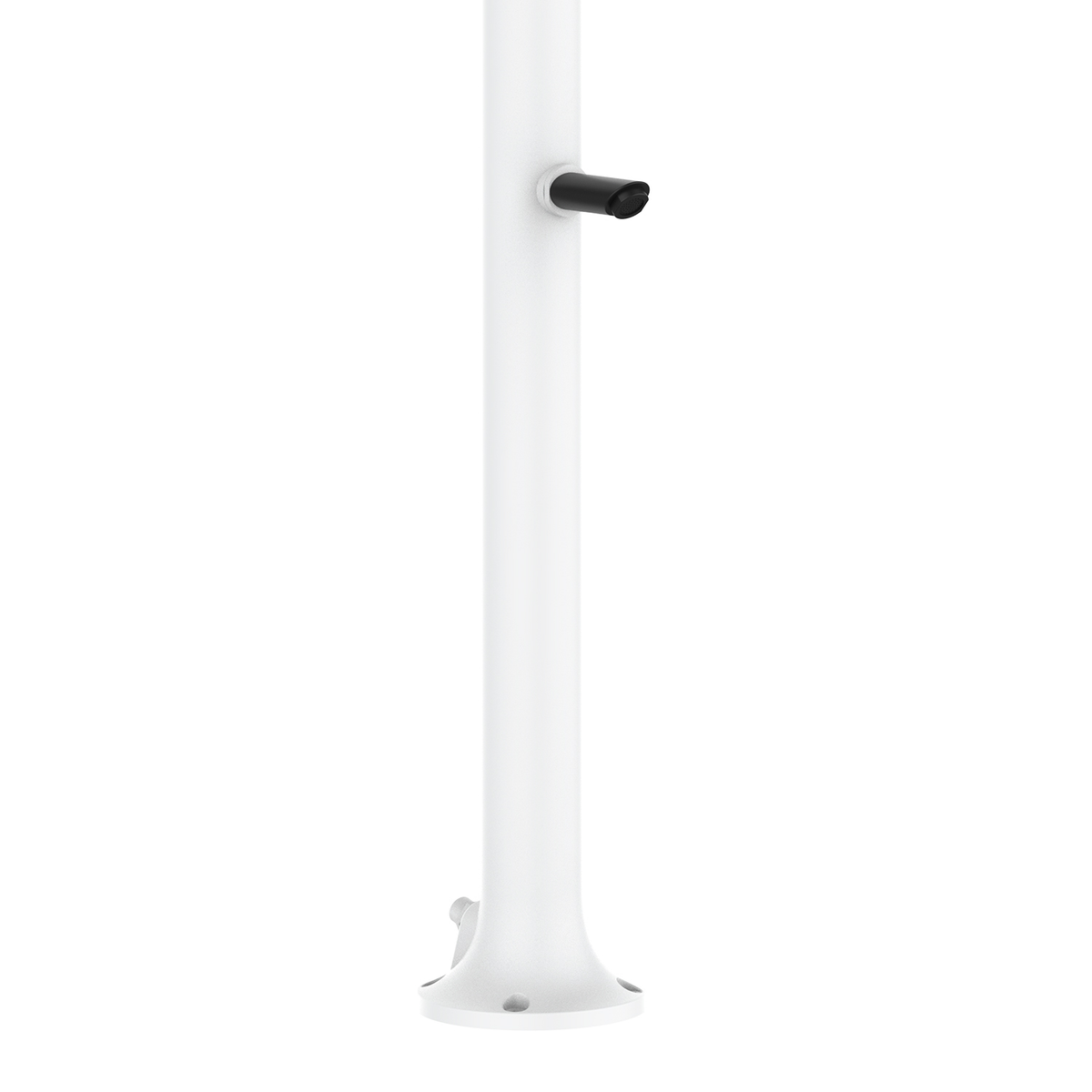 Doccia bianca in alluminio soffione LED Sined