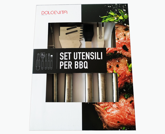 SET UTENSILI 5 PZ. INOX SS 430 DOLCEVITA