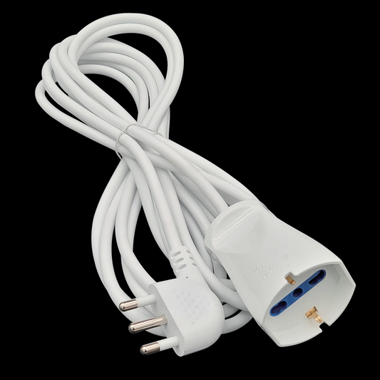 IMPERIA EXTENSION CORD 3MT 10/16A WHITE S17 90.>P40 3X1mmq