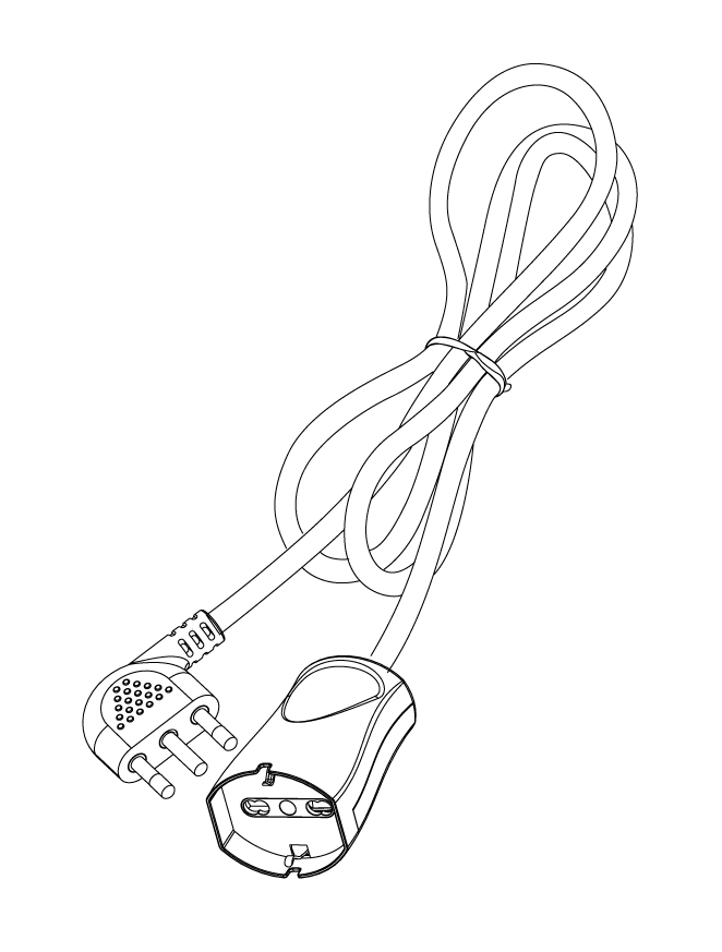 IMPERIA EXTENSION CORD 3MT 10/16A WHITE S17 90.>P40 3X1mmq