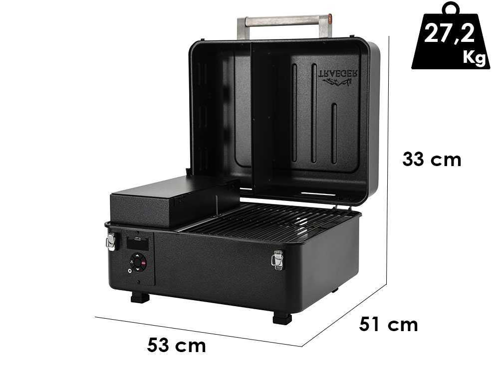 Barbecue portatile a pellet Ranger con mantenimento del calore