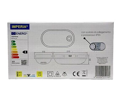 IMPERIA iDONATELLO SENSOR IP65 15W LED 4000K PIR+LIGHT SENSOR